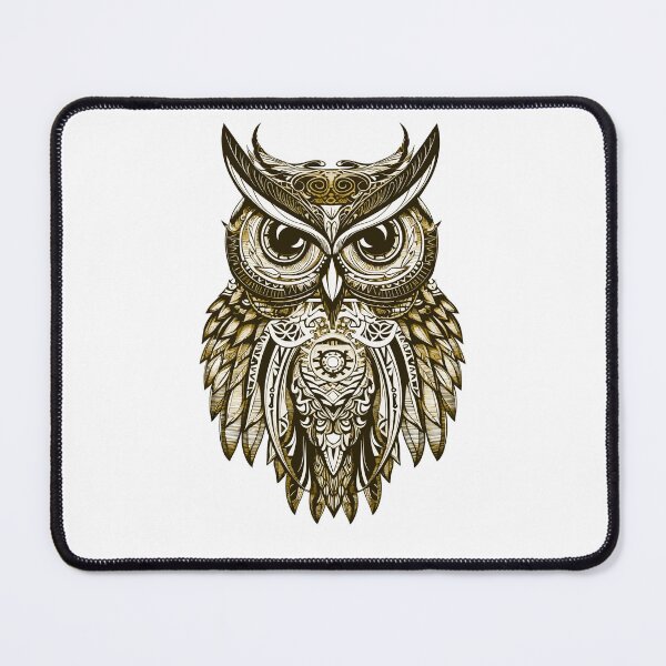 Item preview, Boho Bohemian Owl Tribal Tattoo designed and sold by Yevhenii Kravchuk.