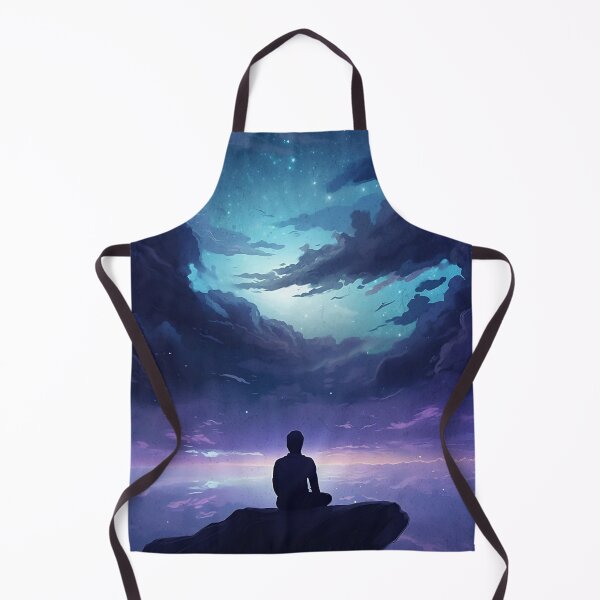 Item preview, Contemplating the Cosmos | A Nighttime Cliffside Vigil designed and sold by PlayfulPrint.