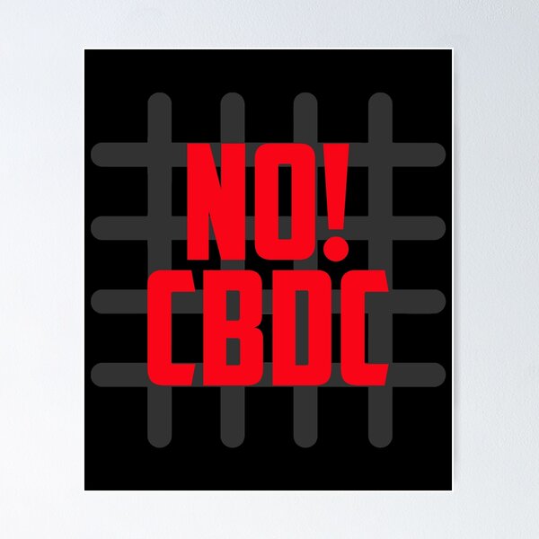 Item preview, No CBDC designed and sold by ArtGStudio.