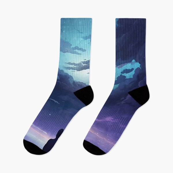 Item preview, Contemplating the Cosmos | A Nighttime Cliffside Vigil designed and sold by PlayfulPrint.