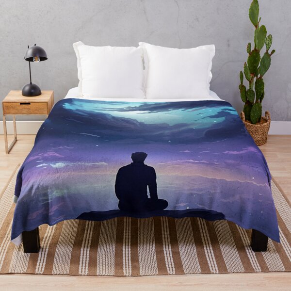 Item preview, Contemplating the Cosmos | A Nighttime Cliffside Vigil designed and sold by PlayfulPrint.