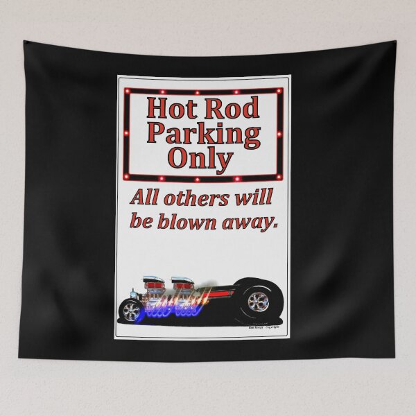 Item preview, Wall Art  //  Hot Rod Parking Only designed and sold by Imagin8er.