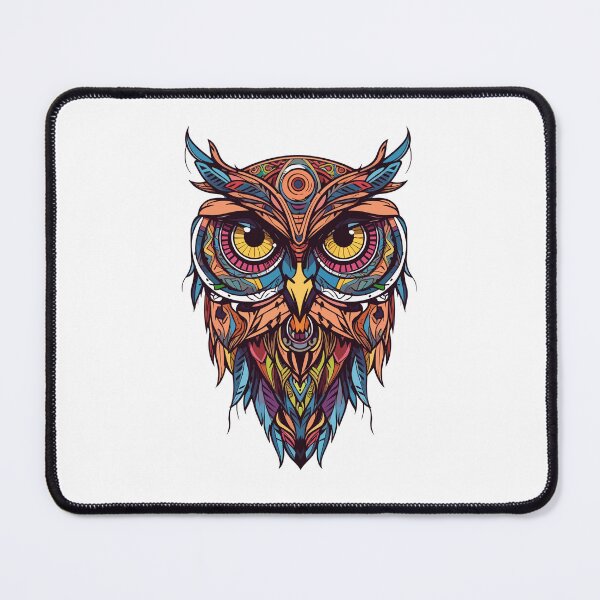 Item preview, Owl Tribal Tattoo Sticker designed and sold by Yevhenii Kravchuk.