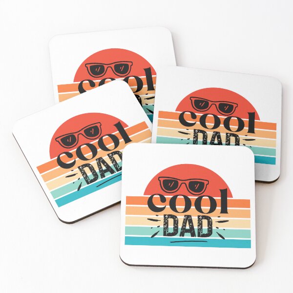 Item preview, Cool Dad- Fathers day gift- Cool dad retro- colorful cool dad shirt designed and sold by Janetlousart.