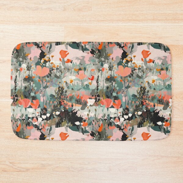 Item preview, California Superbloom Abstract Landscape Floral Pattern designed and sold by semisoberme.