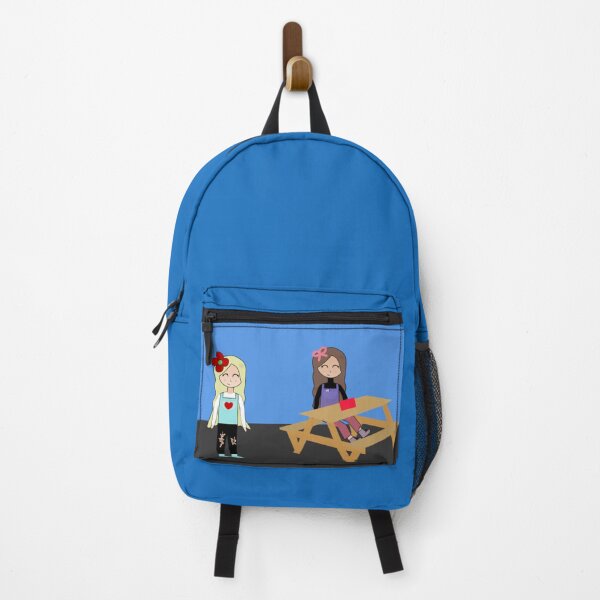 Item preview, Lilliana sitting on bench, Eve watching designed and sold by GooglyEyes-.
