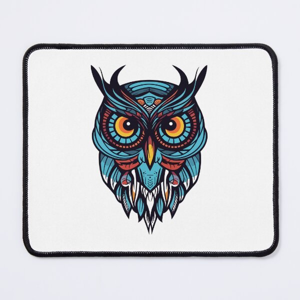 Item preview, Owl Tribal Tattoo Sticker designed and sold by Yevhenii Kravchuk.