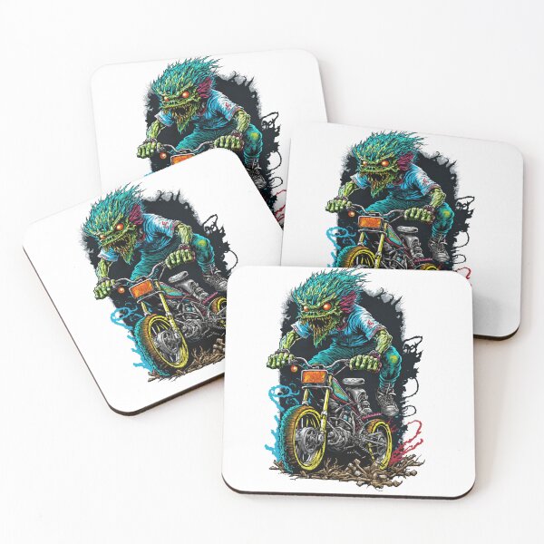 Item preview, Punk Biker Monster in 90s Comic Style designed and sold by Mulakart.