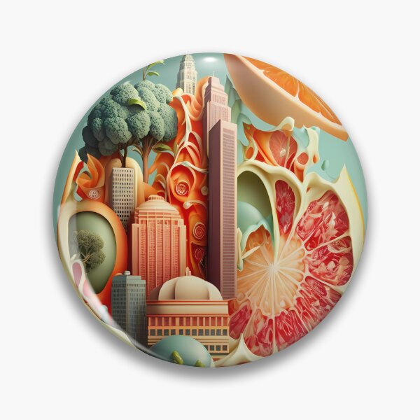 Item preview, Big City Bigger Fruits designed and sold by TooTinyTone.