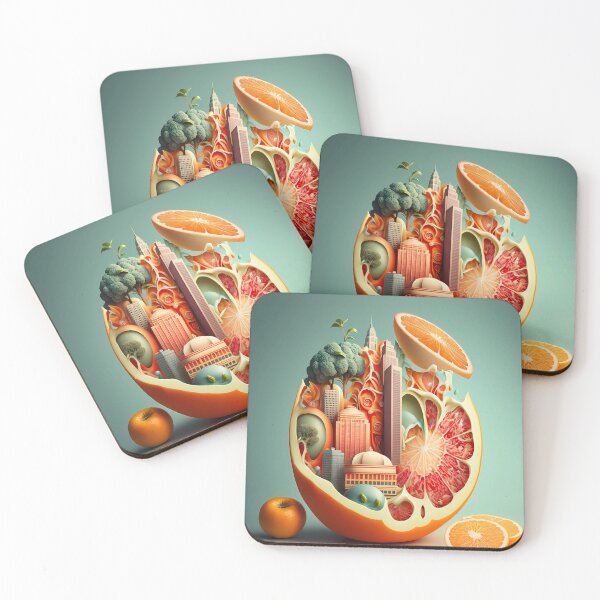 Item preview, Big City Bigger Fruits designed and sold by TooTinyTone.