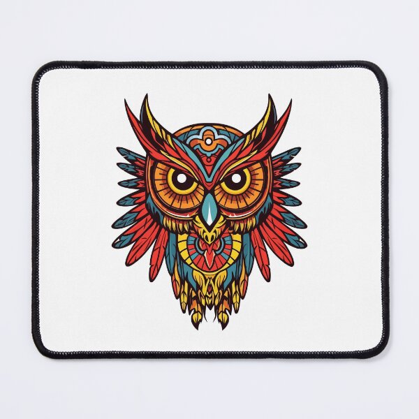 Item preview, Owl Tribal Tattoo Sticker designed and sold by Yevhenii Kravchuk.