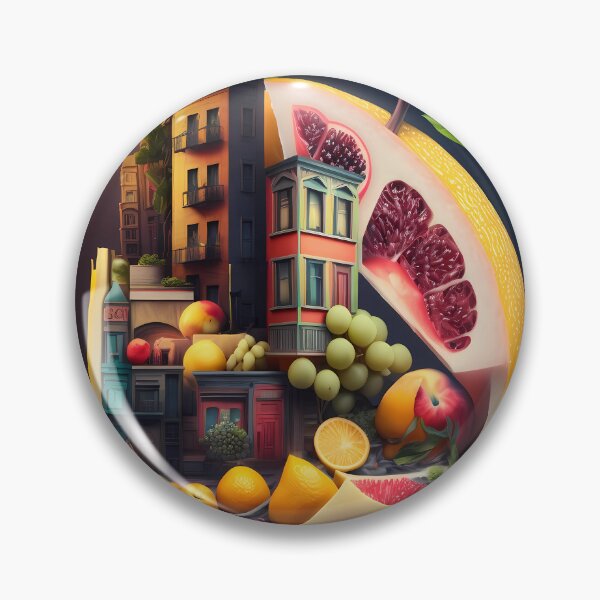 Item preview, Big City Bigger Fruits designed and sold by TooTinyTone.