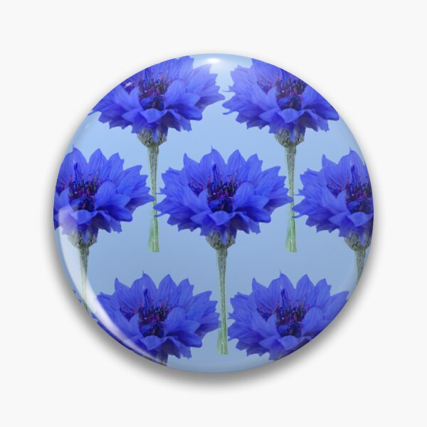 Item preview, Cornflowers with blue background designed and sold by Binas-gallery.
