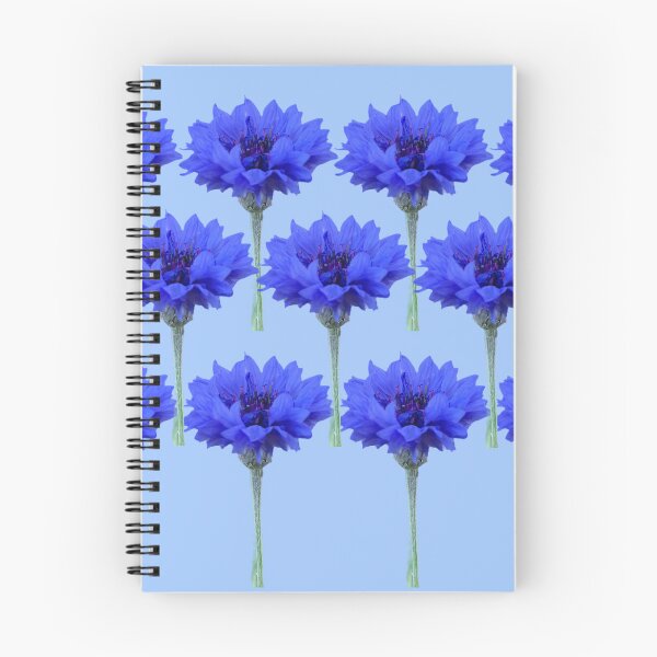 Item preview, Cornflowers with blue background designed and sold by Binas-gallery.