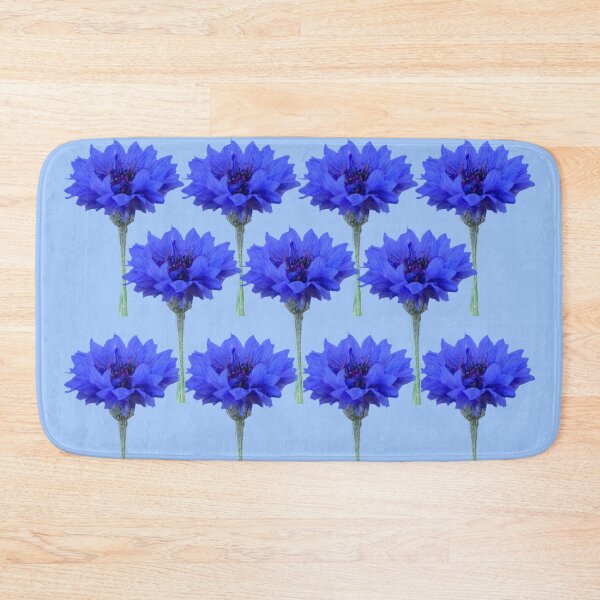 Item preview, Cornflowers with blue background designed and sold by Binas-gallery.