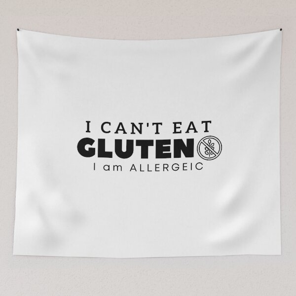 Item preview, I can't eat gluten. I am allergic. designed and sold by Creativity Zone.