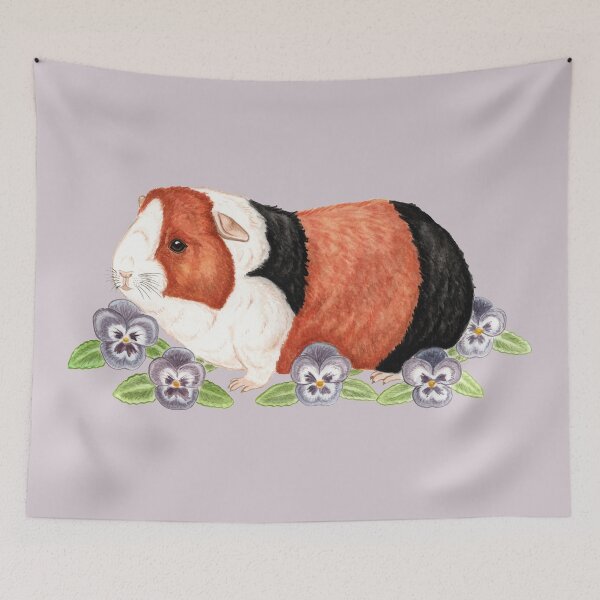 Item preview, Guinea Pig and Violas designed and sold by WolfySilver.