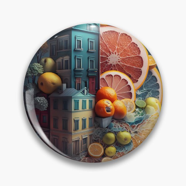 Item preview, Big City Bigger Fruits designed and sold by TooTinyTone.