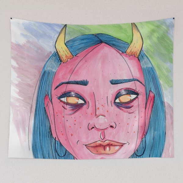 Item preview, She's got the devil in her designed and sold by Ardara Chinnock.