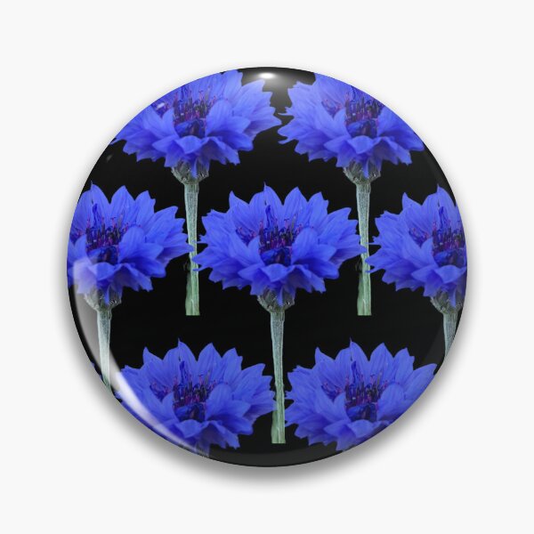 Item preview, Cornflowers with black background designed and sold by Binas-gallery.