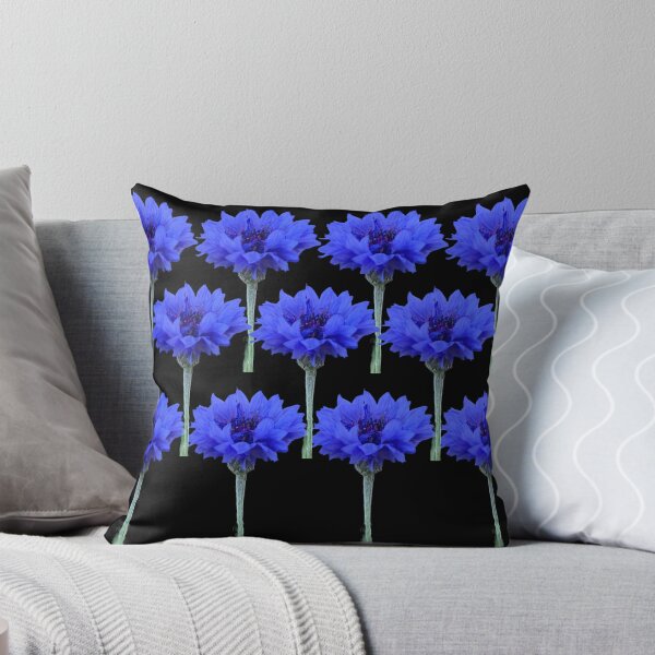 Item preview, Cornflowers with black background designed and sold by Binas-gallery.