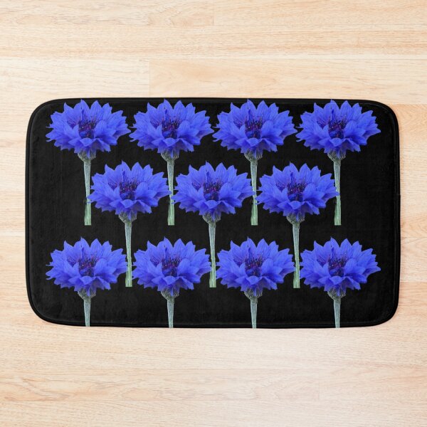 Item preview, Cornflowers with black background designed and sold by Binas-gallery.