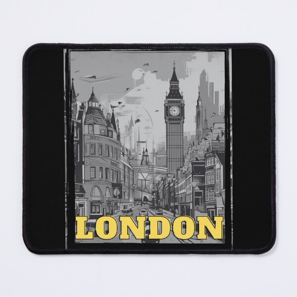 Item preview, London 60s Skyline Illustration Mad Men inspired 3 designed and sold by CremisArt.