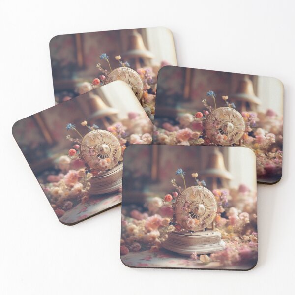 Item preview, "Mini Vintage Floral Fan." designed and sold by CherNikDesigns.