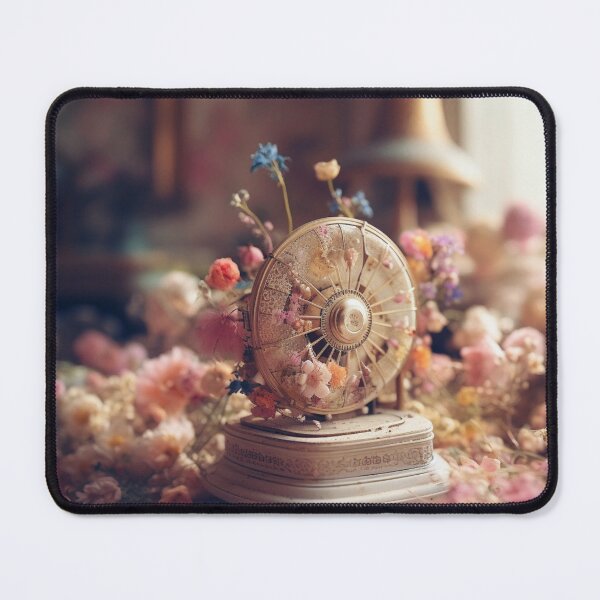 Item preview, "Mini Vintage Floral Fan." designed and sold by CherNikDesigns.