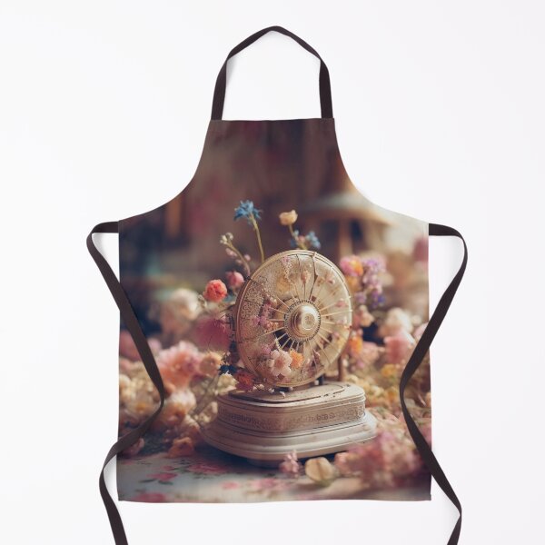 Item preview, "Mini Vintage Floral Fan." designed and sold by CherNikDesigns.