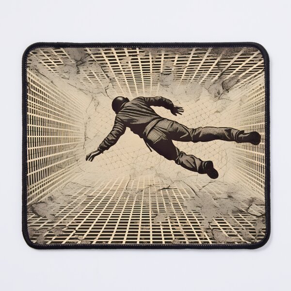 Item preview, Myself falling to infinity in a multidimensional abyss designed and sold by SingularityGeek.