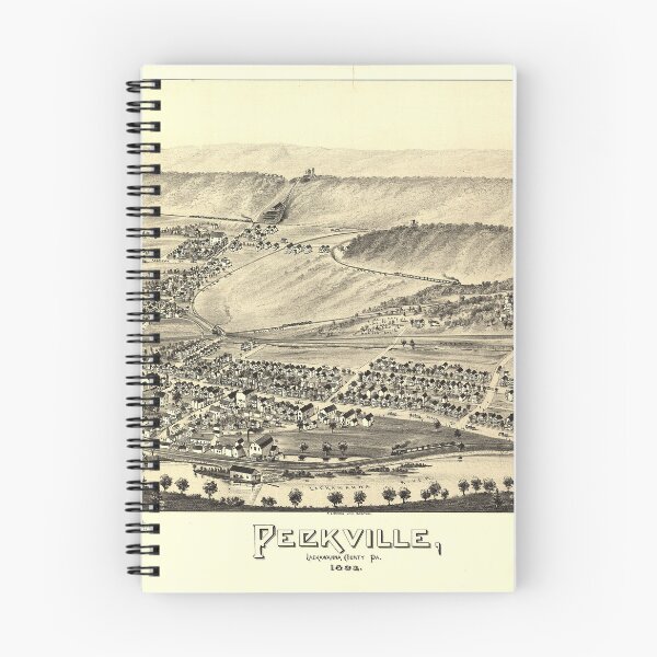 Item preview, Peckville, Pennsylvania (1892) designed and sold by allhistory.