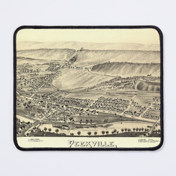 Item preview, Peckville, Pennsylvania (1892) designed and sold by allhistory.