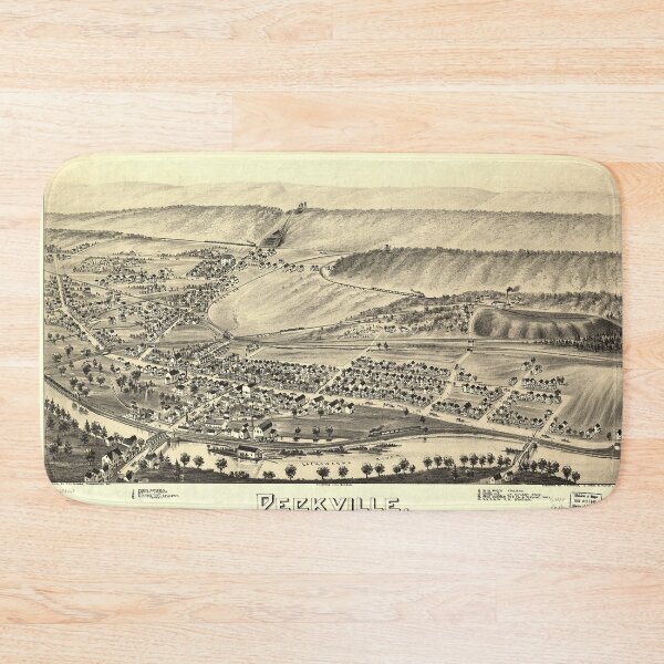 Item preview, Peckville, Pennsylvania (1892) designed and sold by allhistory.