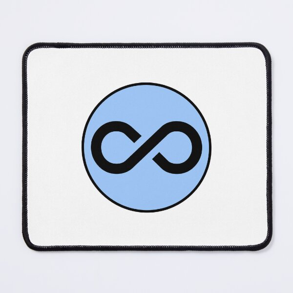 Item preview, Infinity sign icon in a blue circle designed and sold by Inspirationmotivation.