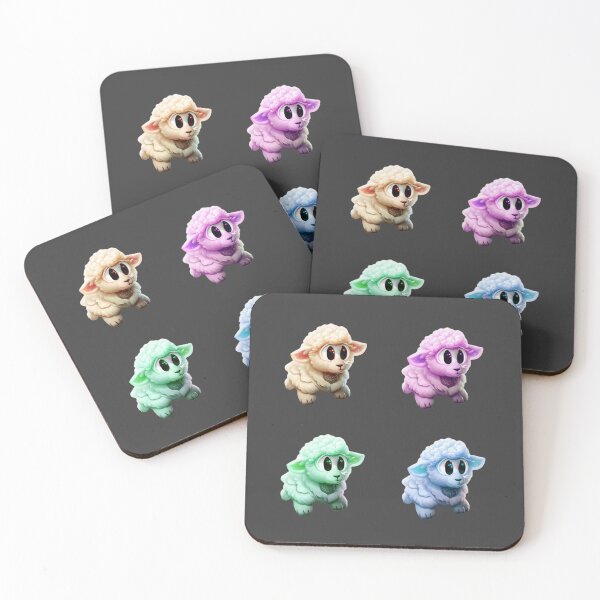 Item preview, Fluff 2000 - The fluffy little sheep in four colors designed and sold by SheepAttack.