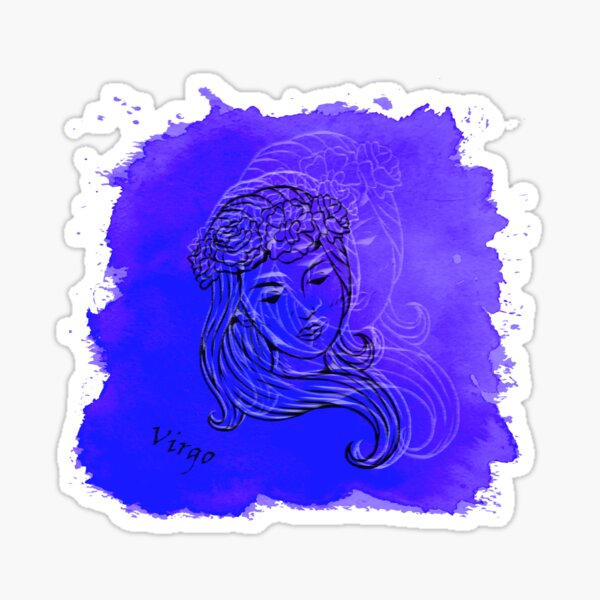 Item preview, Virgo zodiac sign designed and sold by Kobeko.