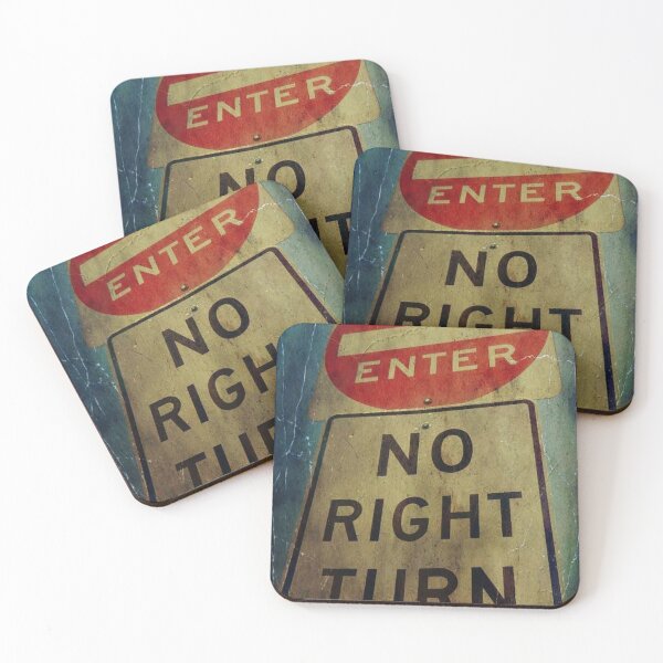Item preview, No Right Turn designed and sold by seventySIXart&photo .
