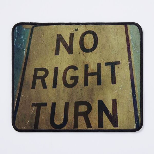 Item preview, No Right Turn designed and sold by seventySIXart&photo .