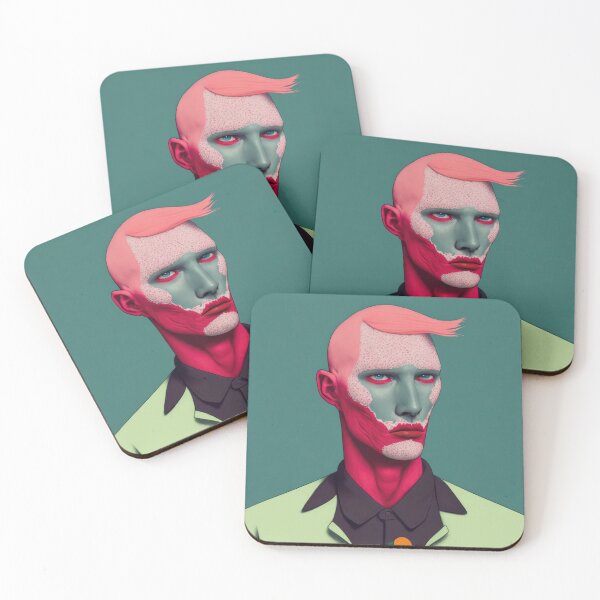 Item preview, Surreal Man Portrait designed and sold by aiko-art.