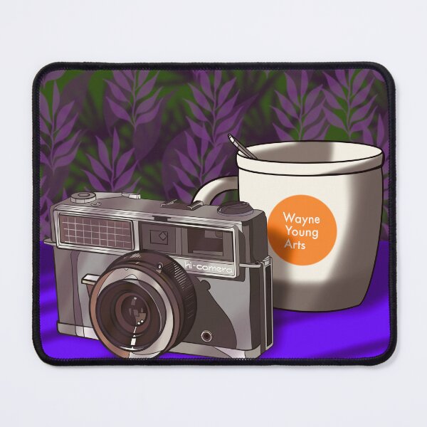 Item preview, Hi-camera and Coffee (WYA Logo) designed and sold by Wayne Young Arts.