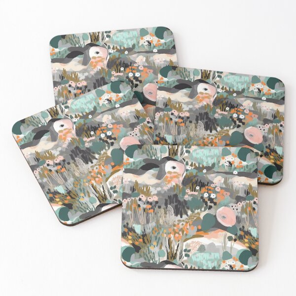 Item preview, California Superbloom Poppies Abstract Landscape Floral Pattern designed and sold by semisoberme.