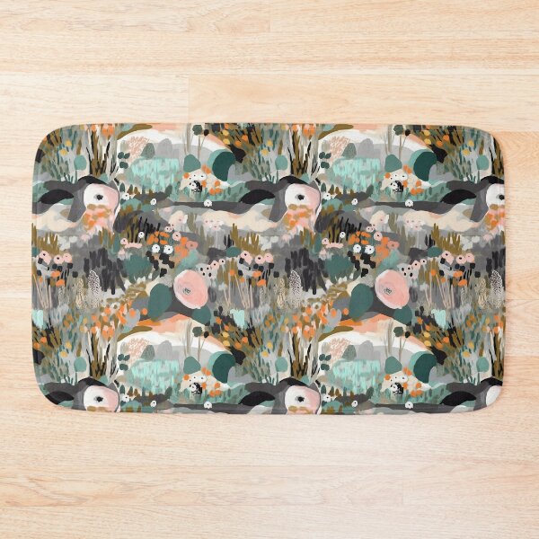 Item preview, California Superbloom Poppies Abstract Landscape Floral Pattern designed and sold by semisoberme.