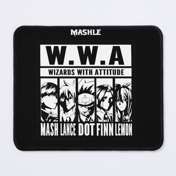 Item preview, MASHLE: MAGIC AND MUSCLES (W.W.A. WIZARDS WITH ATTITUDE) designed and sold by FunGangStore.