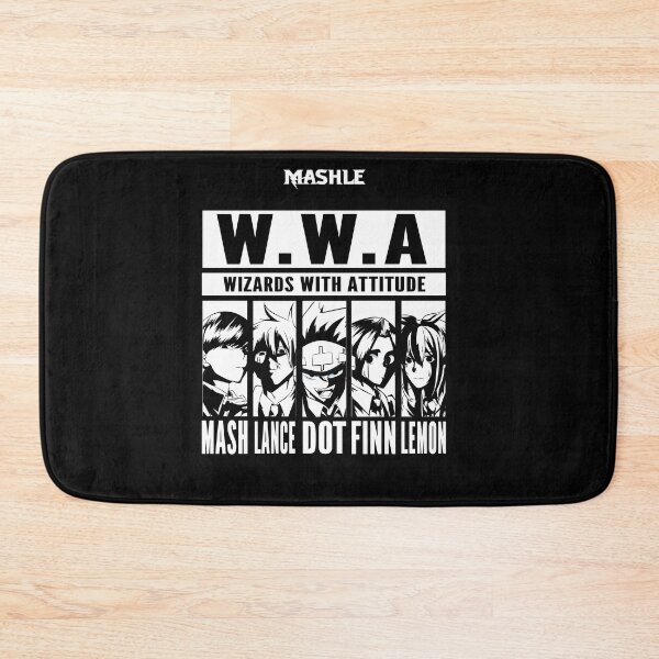 Item preview, MASHLE: MAGIC AND MUSCLES (W.W.A. WIZARDS WITH ATTITUDE) designed and sold by FunGangStore.