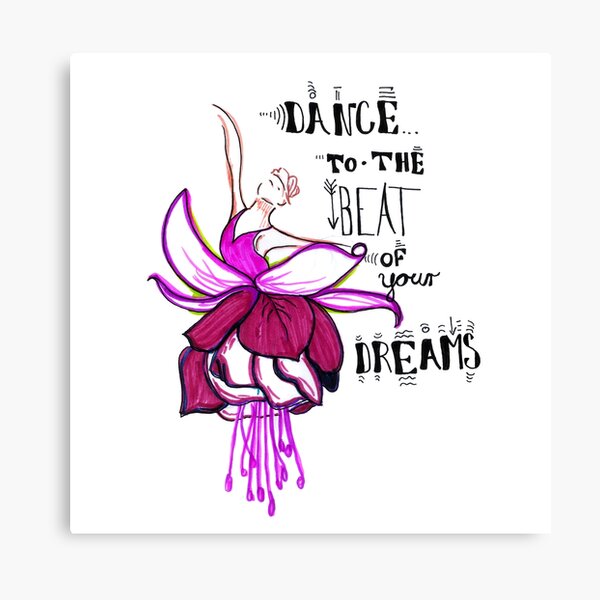 Item preview, Dance To The Beat Of Your Dreams Floral Rose Design designed and sold by HighArtDesigns.