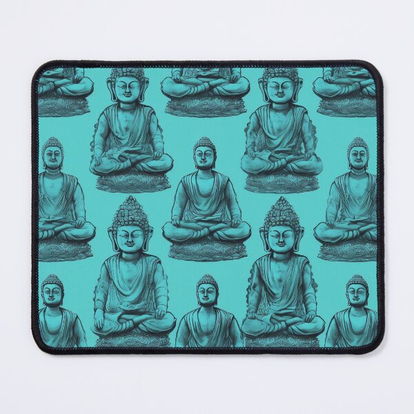 Item preview, The blue buddha pattern designed and sold by TheInspiredAI.
