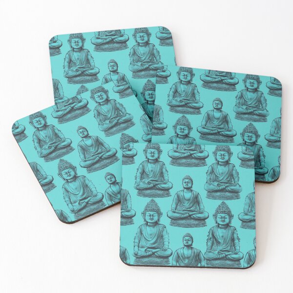 Item preview, The blue buddha pattern designed and sold by TheInspiredAI.