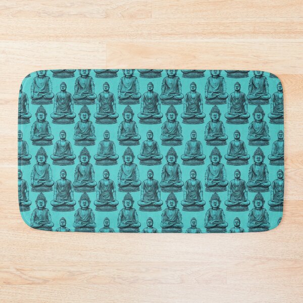 Item preview, The blue buddha pattern designed and sold by TheInspiredAI.