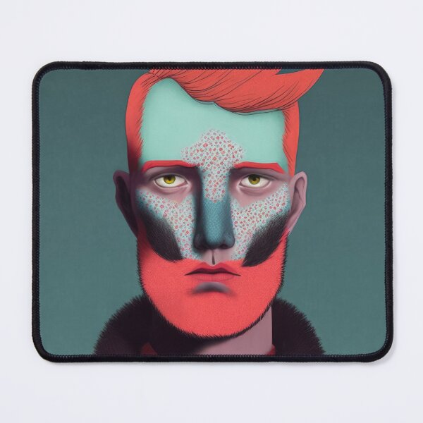 Item preview, Surreal Man Portrait designed and sold by aiko-art.